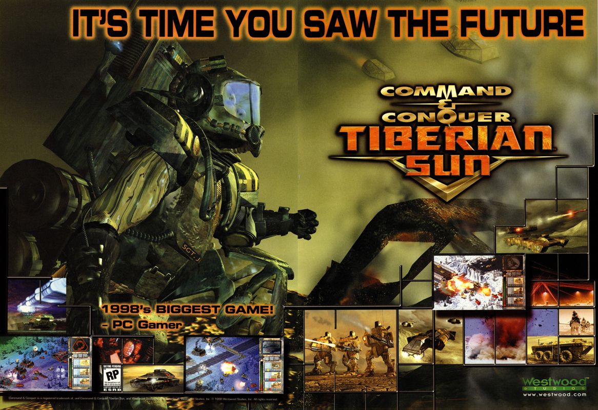Command & Conquer: Tiberian Sun Magazine Advertisement (Magazine Advertisements): Next Generation (U.S.) Issue #42 (June 1998)