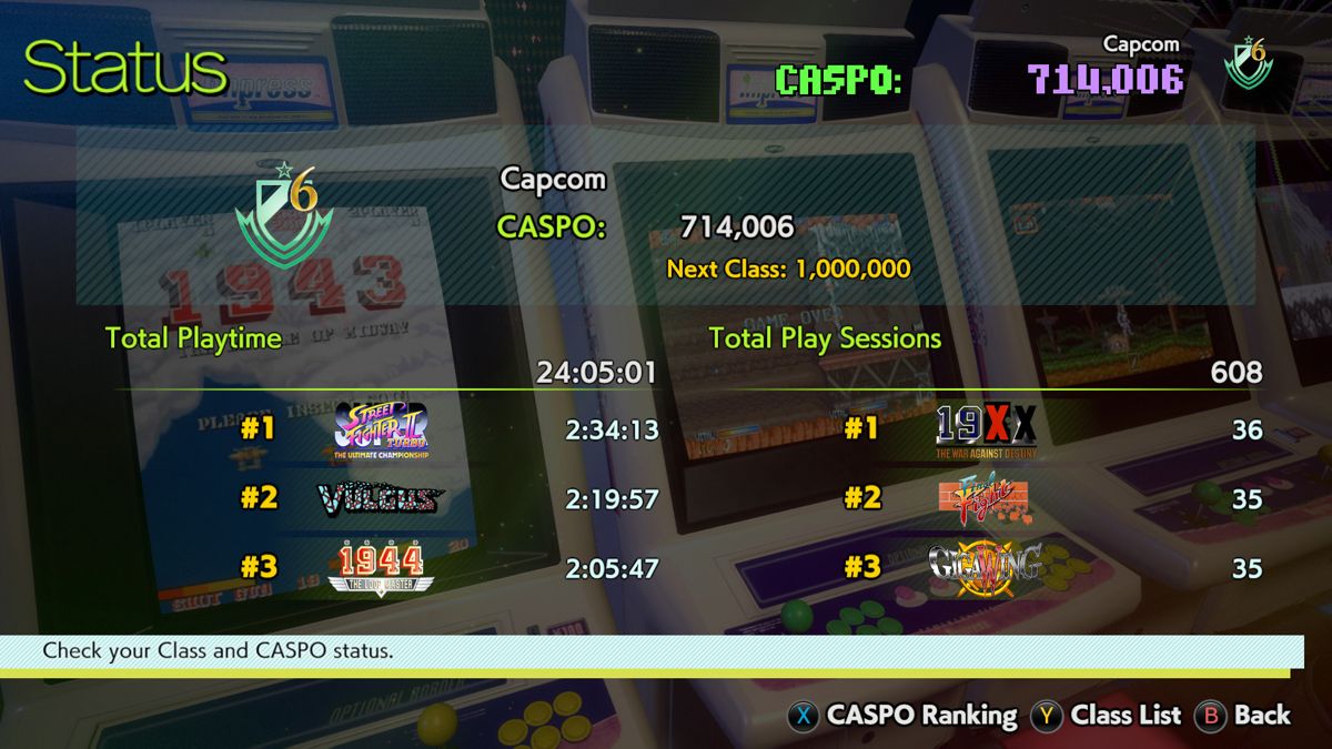 Capcom Arcade Stadium Screenshot (Steam)