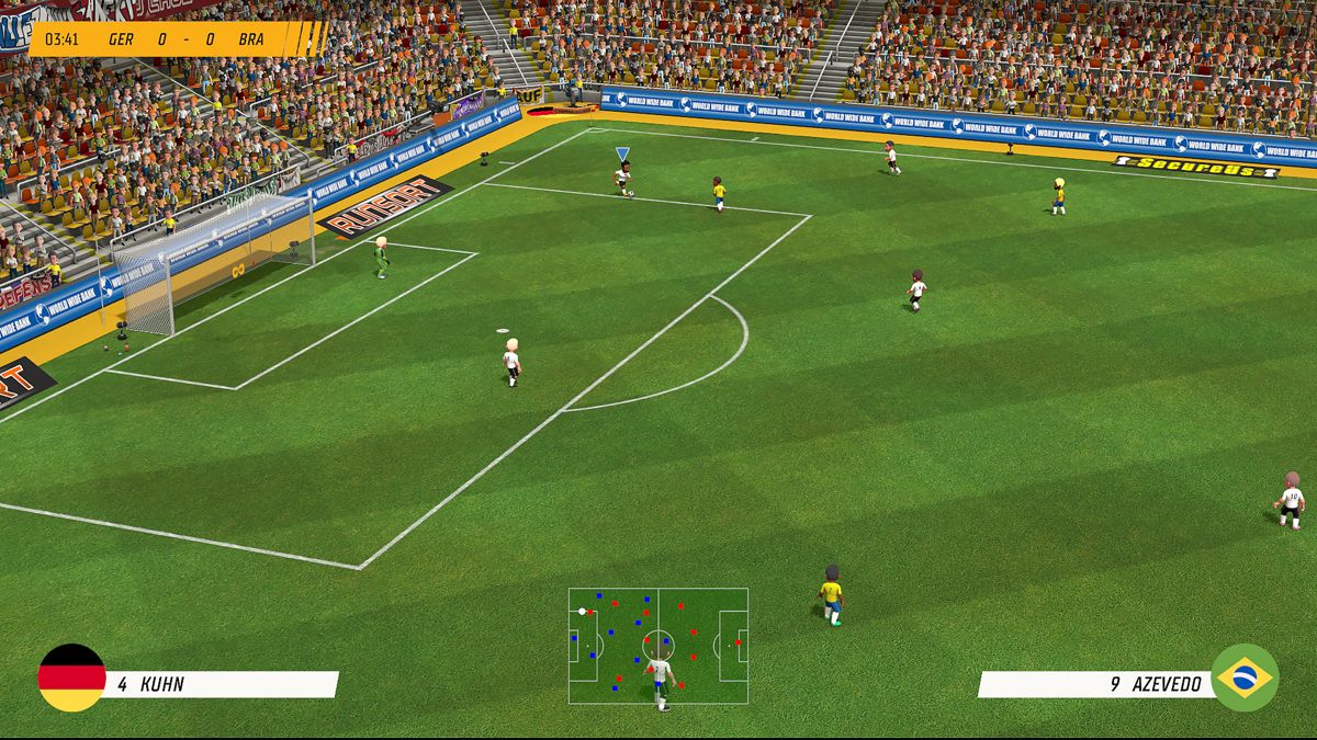 Super Soccer Blast: America vs Europe Screenshot (PlayStation Store)