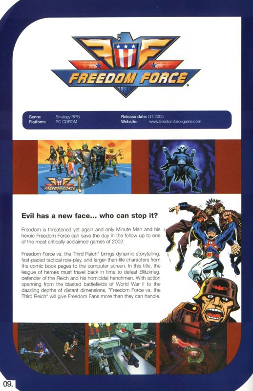 Freedom Force Catalogue (Catalogue Advertisements): Digital Jesters catalogue