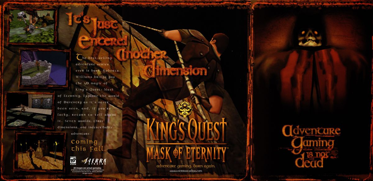 King's Quest: Mask of Eternity Magazine Advertisement (Magazine Advertisements): Next Generation (U.S.) Issue #45 (September 1998)