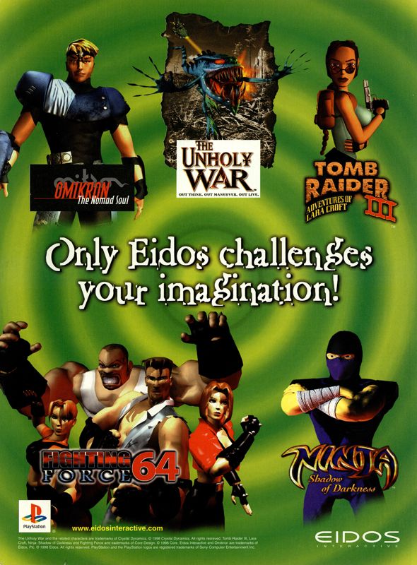 Ninja: Shadow of Darkness Magazine Advertisement (Magazine Advertisements): Next Generation (U.S.), Issue 46 (October 1998)