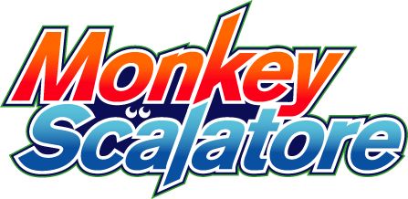 Ape Escape 2 Logo (Ape Escape 2 Press Disc): Monkey Climber (Italian / RGB)