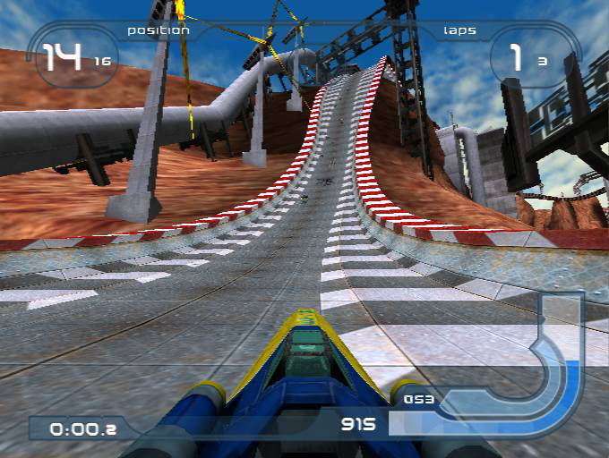 WipEout Fusion Screenshot (PlayStation 2 Press Materials Feb / March 2002)