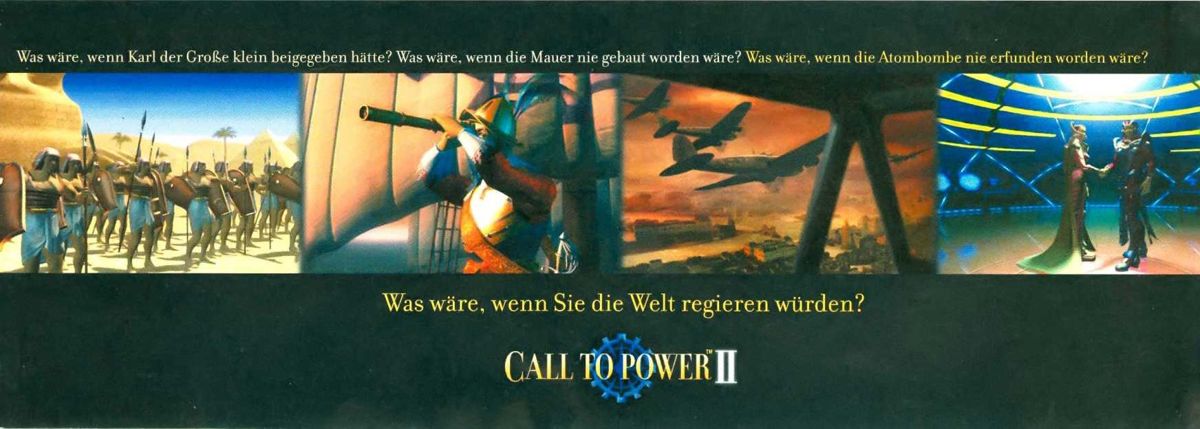 Call to Power II Magazine Advertisement (Magazine Advertisements): PC Games (Germany), Issue 01/2001