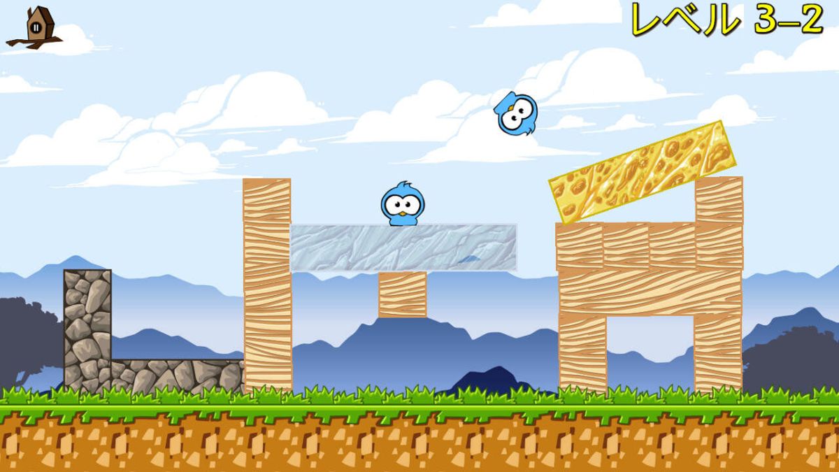 Birds'n'Blocks Screenshot (Nintendo.co.jp)