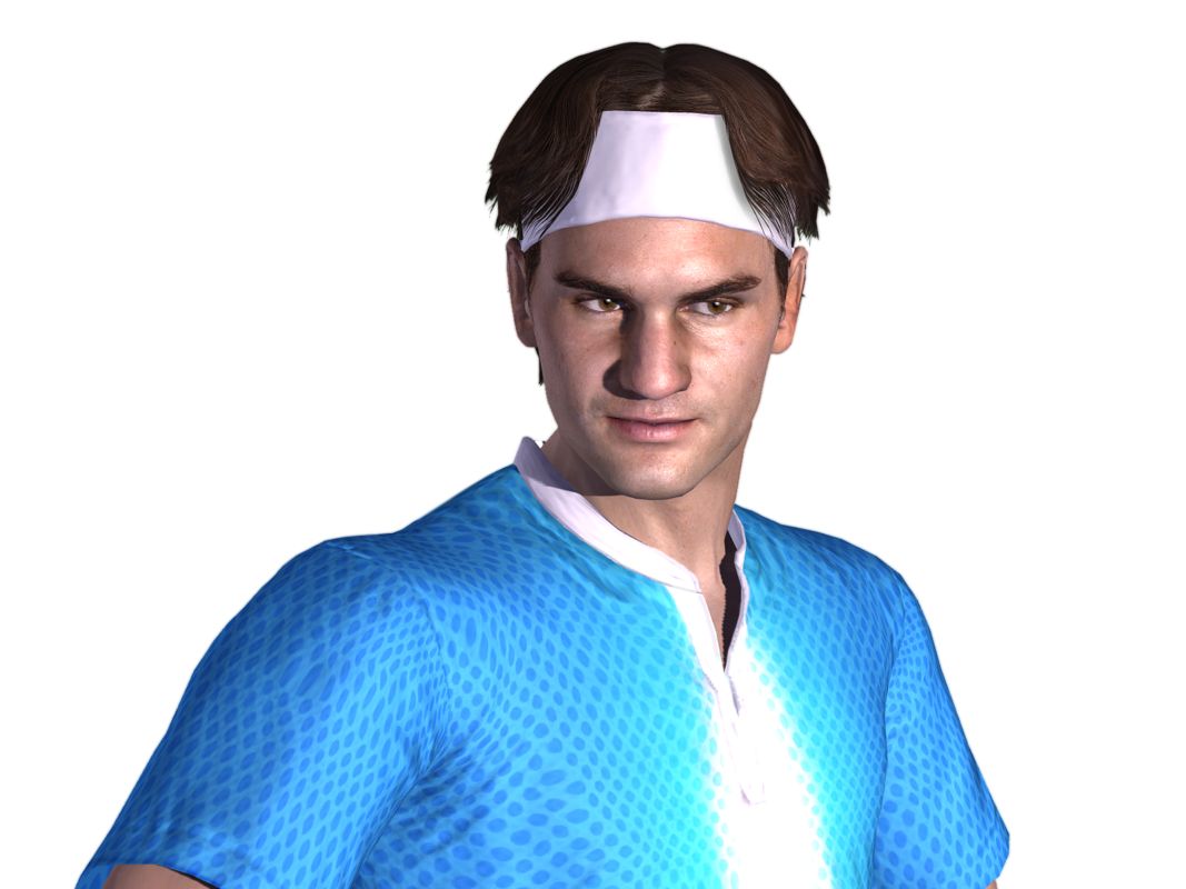 Virtua Tennis 3 Render (Sega GC 2006 EPK): Federer