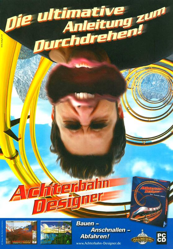 Ultimate Ride Magazine Advertisement (Magazine Advertisements): PC Games (Germany), Issue 12/2001