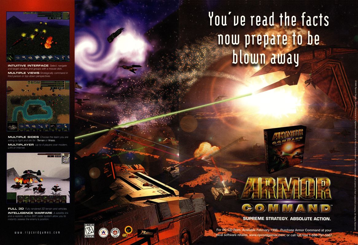 Armor Command Magazine Advertisement (Magazine Advertisements): Next Generation (U.S.) Issue #39 (March 1998)