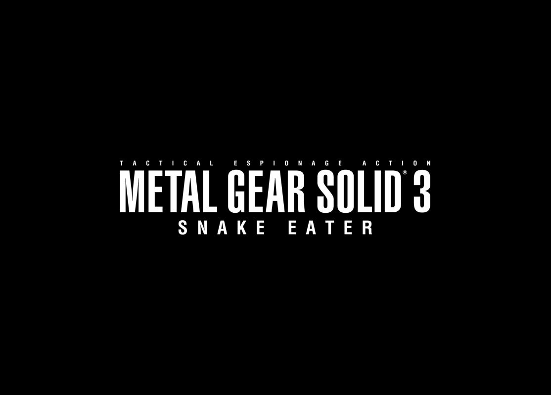 Metal Gear Solid 3: Snake Eater Logo (Konami E3 2004 Press Asset Disc)