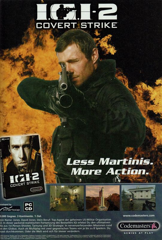 I.G.I-2: Covert Strike Magazine Advertisement (Magazine Advertisements): GameStar (Germany), Issue 03/2003