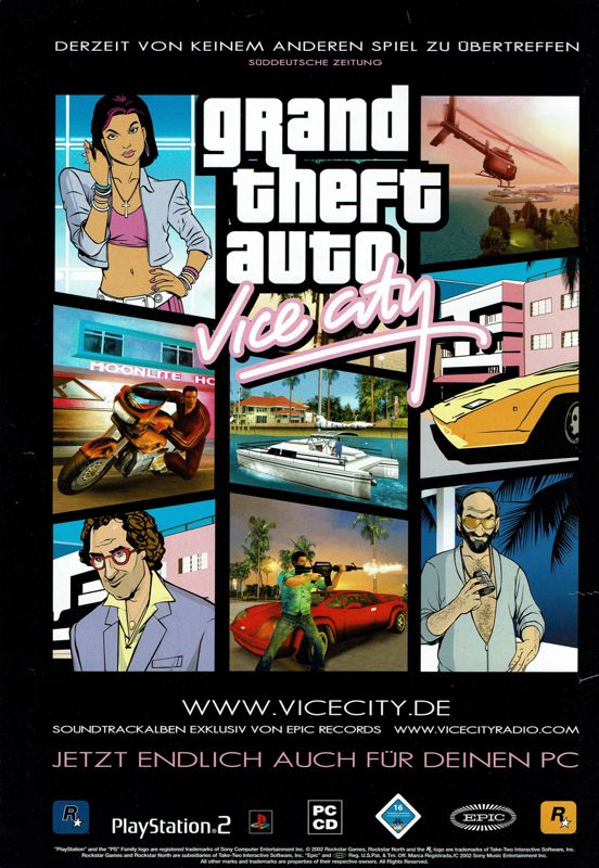 Grand Theft Auto: Vice City official promotional image - MobyGames