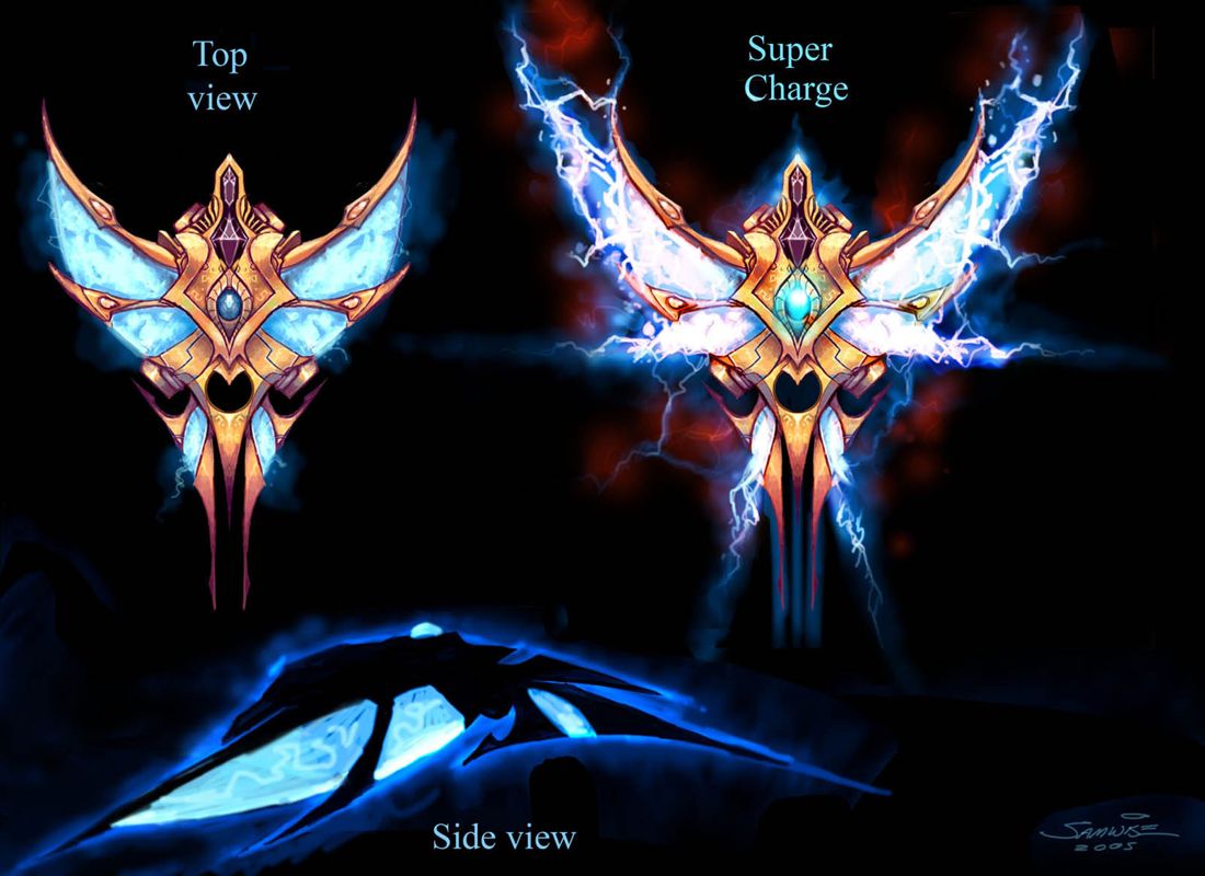 StarCraft II: Wings of Liberty Concept Art (Battle.net (2016)): Protoss - Unit - Phoenix