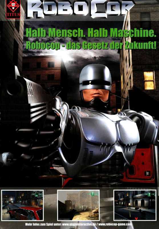 RoboCop Magazine Advertisement (Magazine Advertisements): PC Games (Germany), Issue 06/2003