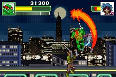 Teenage Mutant Ninja Turtles Screenshot (Konami E3 2003 Electronic Press Kit): Raphael vs Purple Dragons