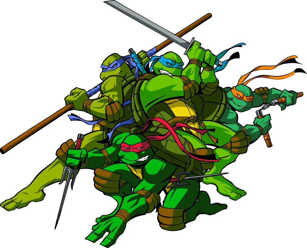 Teenage Mutant Ninja Turtles Render (Konami E3 2003 Electronic Press Kit): Group