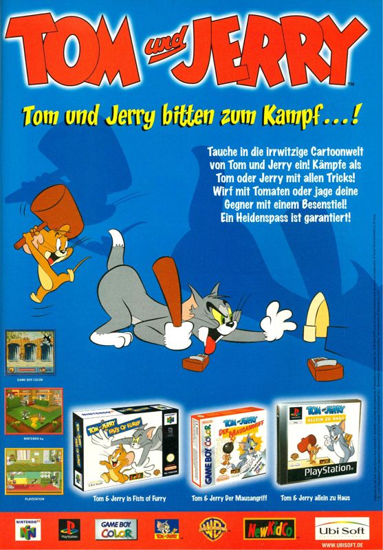 Tom and Jerry: Mouse Hunt Magazine Advertisement (Magazine Advertisements): big.N (Germany), Issue 01/2001