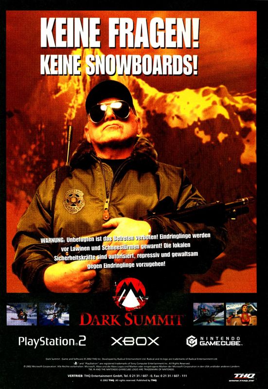 Dark Summit Magazine Advertisement (Magazine Advertisements): big.N (Germany), Issue 06/2002
