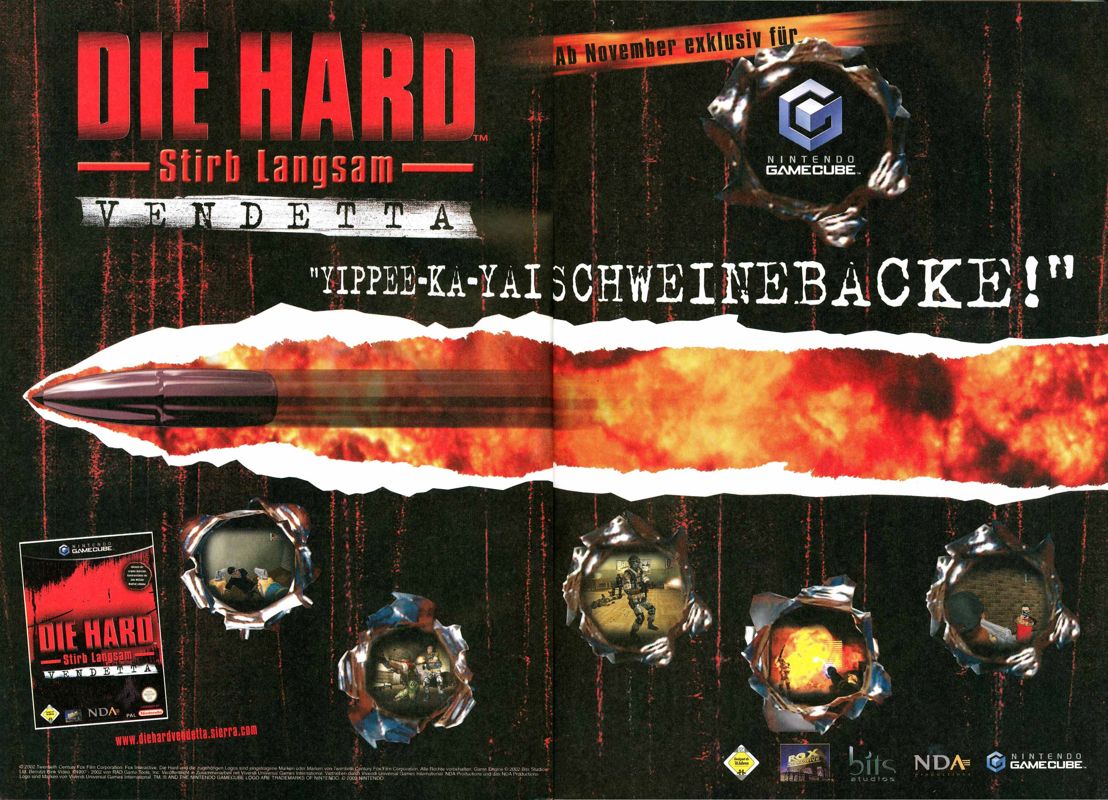 Die Hard: Vendetta Magazine Advertisement (Magazine Advertisements): big.N (Germany), Issue 12/2002