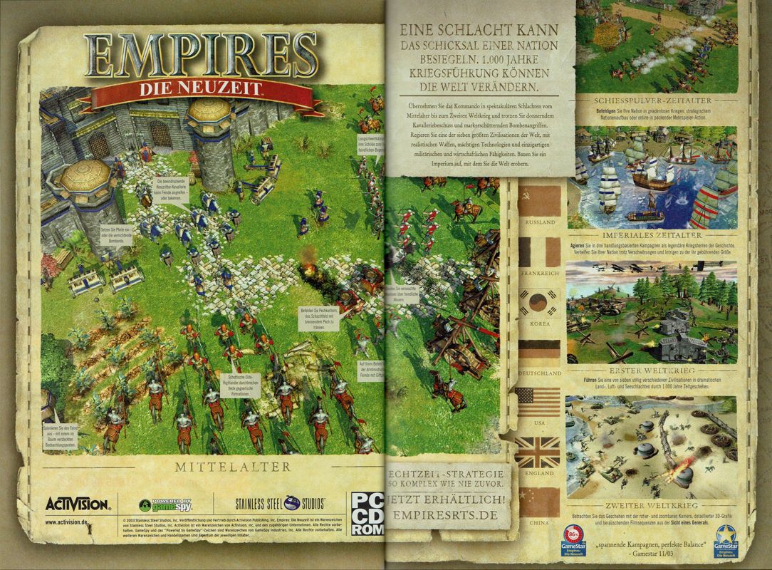 Empires: Dawn of the Modern World official promotional image - MobyGames