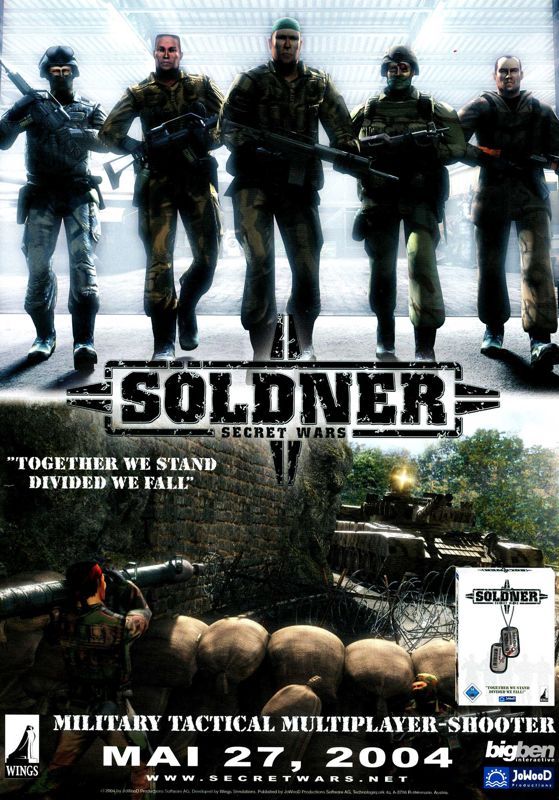 Söldner: Secret Wars Magazine Advertisement (Magazine Advertisements): PC Games (Germany), Issue 06/2004