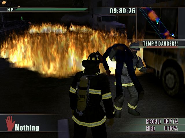 Firefighter F.D. 18 Screenshot (Konami E3 2003 Electronic Press Kit)
