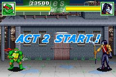Teenage Mutant Ninja Turtles Screenshot (Konami E3 2003 Electronic Press Kit): Raphael vs Casey op