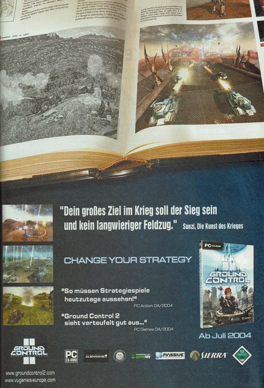 Ground Control II: Operation Exodus Magazine Advertisement (Magazine Advertisements): GameStar (Germany), Issue 06/2004