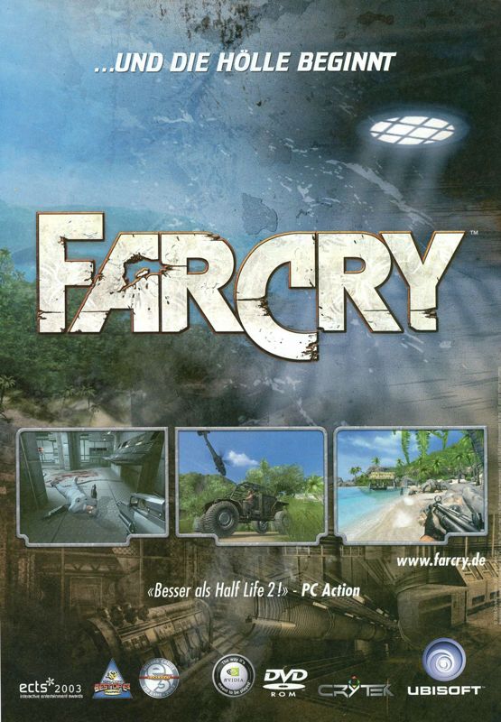Far Cry Magazine Advertisement (Magazine Advertisements): PC Games (Germany), Issue 03/2004 Part 2