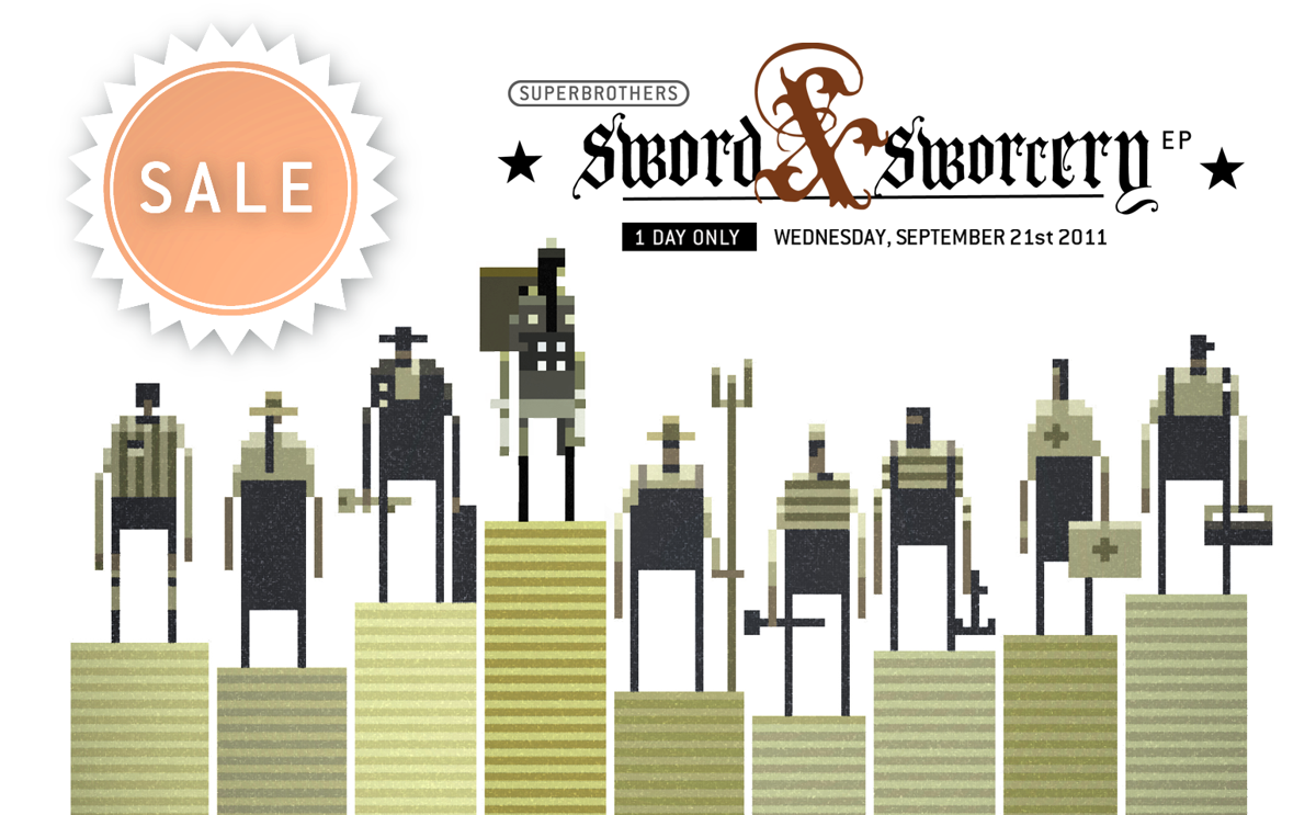 Superbrothers: Sword & Sworcery EP Other (Official site): autumn equinox sale (2011) Advertisement.