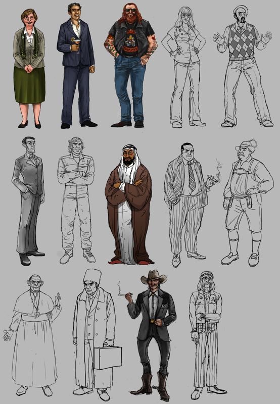 Cities in Motion Concept Art (Cities in Motion Concept Art): Special Characters 2