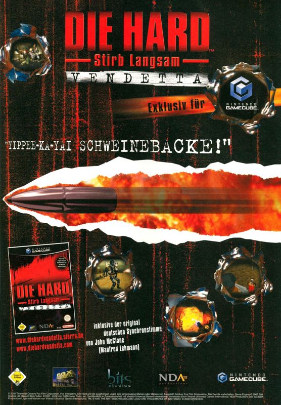 Die Hard: Vendetta Magazine Advertisement (Magazine Advertisements): big.N (Germany), Issue 01/2003