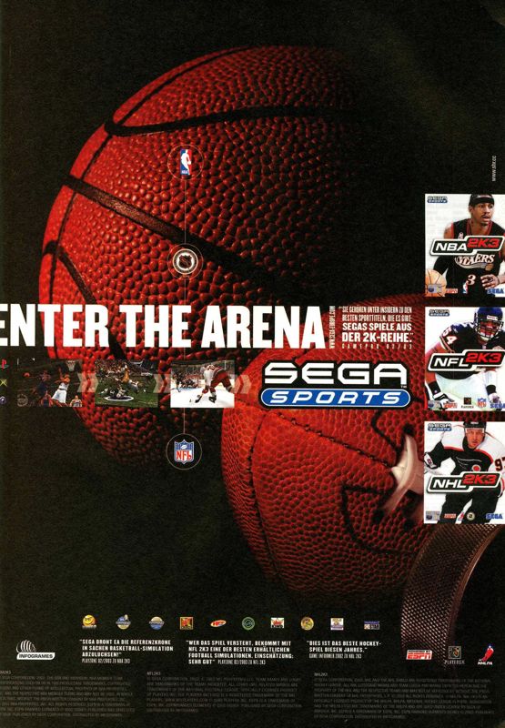 NBA 2K3 Magazine Advertisement (Magazine Advertisements): big.N (Germany), Issue 05/2003