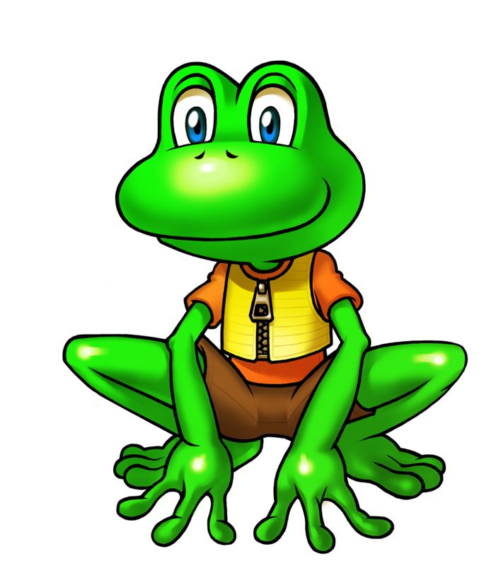 Frogger's Journey: The Forgotten Relic Render (Konami E3 2003 Electronic Press Kit): Frogger