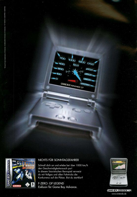 F-Zero: GP Legend Magazine Advertisement (Magazine Advertisements): N Games (Germany), Issue 05/2004