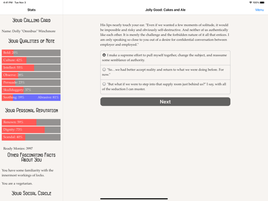 Jolly Good: Cakes and Ale Screenshot (iTunes Store)