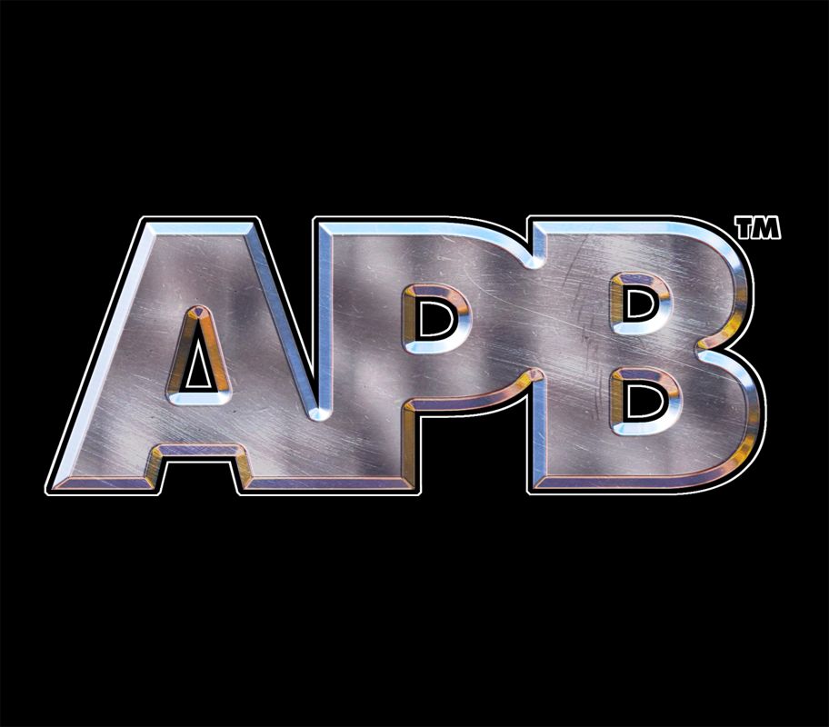 APB: All Points Bulletin Logo (Webzen 2005 E3 Press Kit): On black