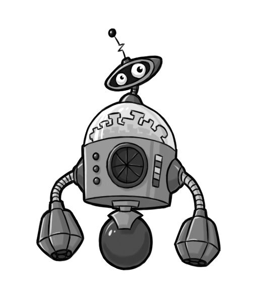 Secret Agent Clank Concept Art (Secret Agent Clank Media Information disc): Vacuum Bot