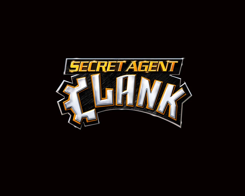 Secret Agent Clank Logo (Secret Agent Clank Media Information disc): Black