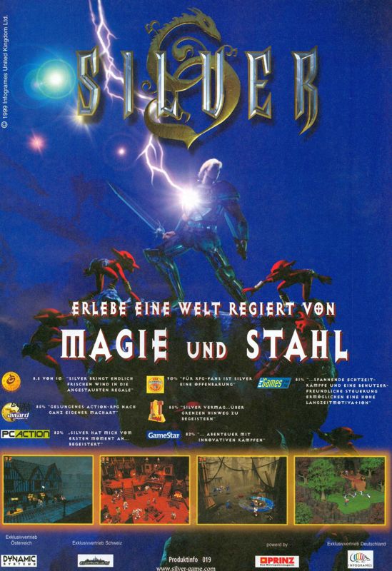 Silver Magazine Advertisement (Magazine Advertisements): PC Joker (Germany), Issue 06/1999