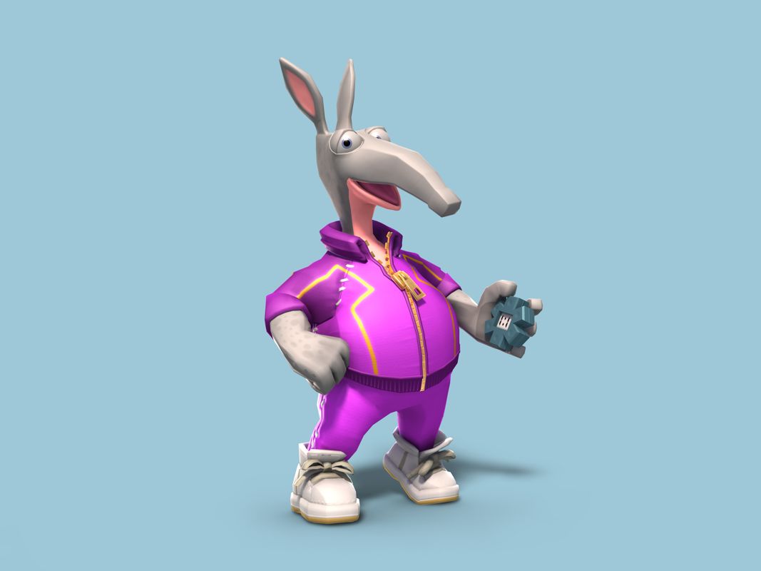 Banjo-Kazooie: Nuts & Bolts Render (Character art high-res renders): Mr. Fit
