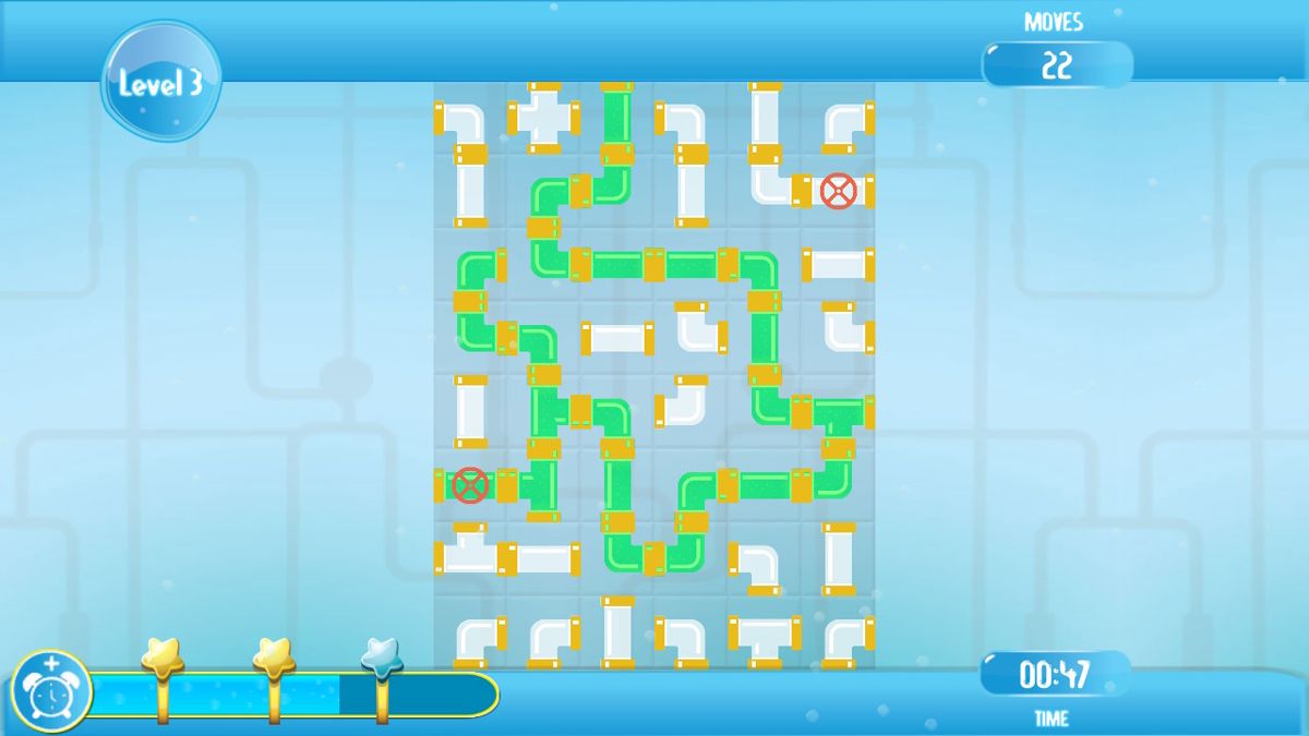 Puzzle Pipes Screenshot (Nintendo.com.au)