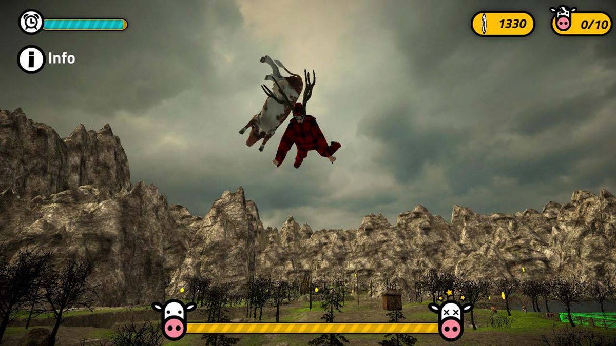 Cow Catcher Screenshot (Nintendo.com.au)