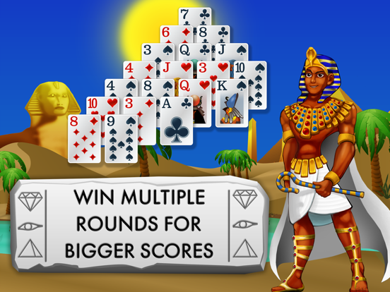 Pyramid Solitaire: Ancient Egypt Screenshot (iTunes Store)