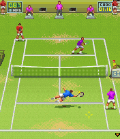 Tennis Open 2007 feat. Lleyton Hewitt Screenshot (Gameloft product page): Large screen