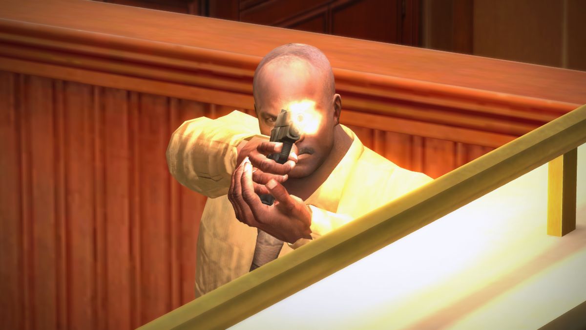 Dead Rising Screenshot (Capcom E3 2006 Press CD): Brad Brad battling against someone