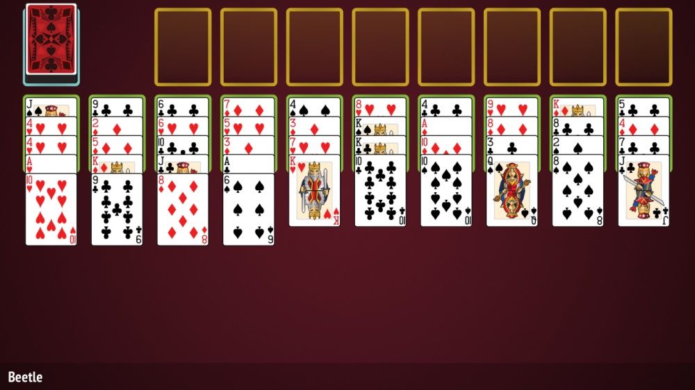 Spider Solitaire Collection Screenshot (Nintendo.com.au)