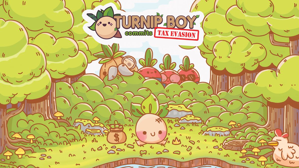 Turnip Boy Commits Tax Evasion Concept Art (Nintendo.com.au)