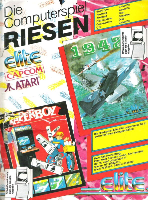 1942 Magazine Advertisement (Magazine Advertisements): ASM (Germany), Issue 08 (October/November 1986)