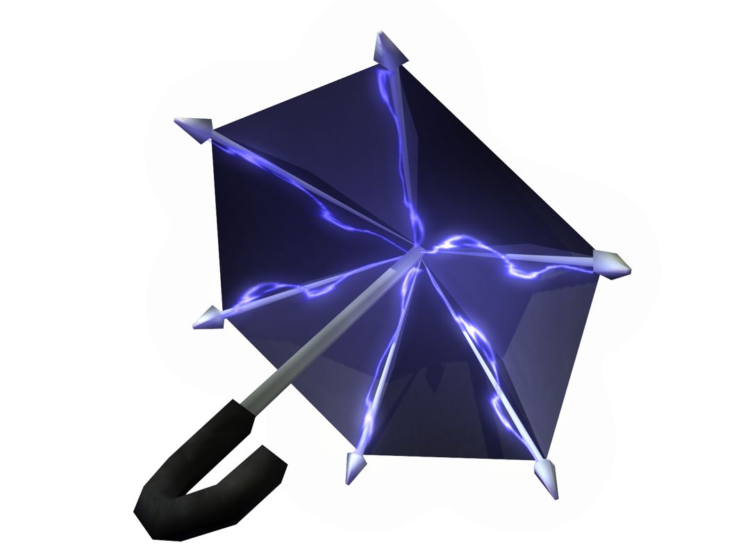 Secret Agent Clank Render (Secret Agent Clank Media Information disc): Clank weapon: Thunderstorm Umbrella